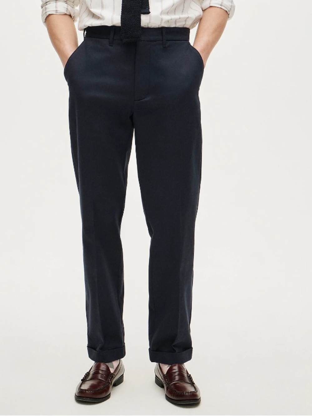 J crew darkest indigo Mercer Classic-fit trouser in Italian stretch twill